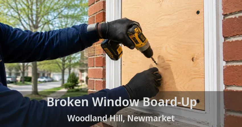 Broken Window Board-Up Woodland Hill, Newmarket - ON
