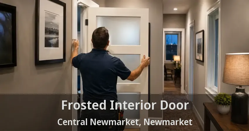 Frosted Interior Door Central Newmarket, Newmarket - ON
