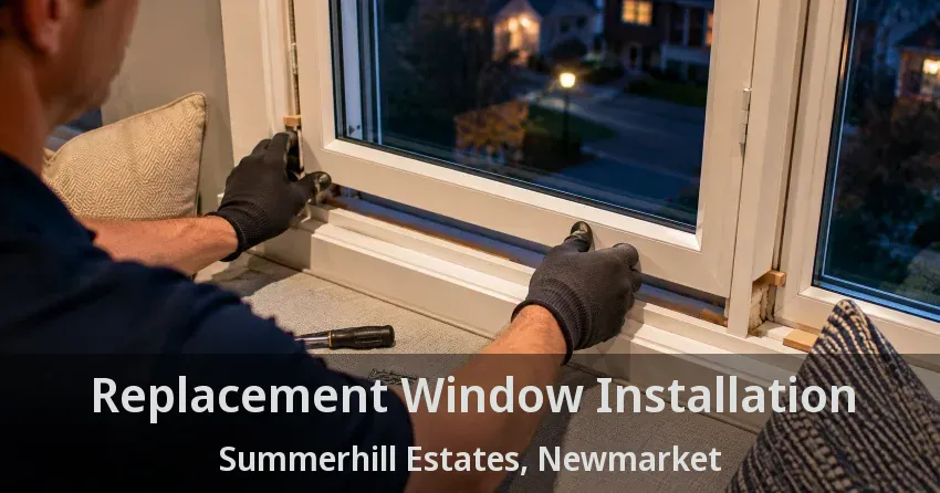 Replacement Window Installation Summerhill Estates, Newmarket - ON