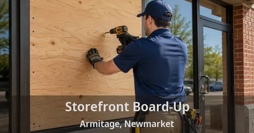 Storefront Board-Up Armitage, Newmarket - ON