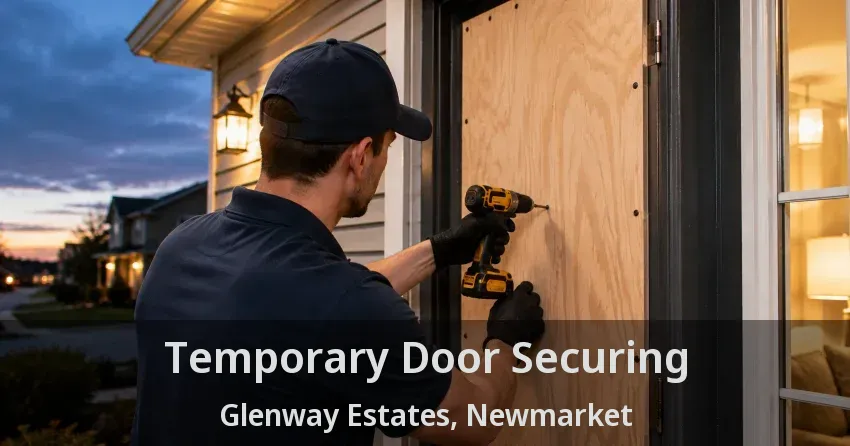 Temporary Door Securing Glenway Estates, Newmarket - ON
