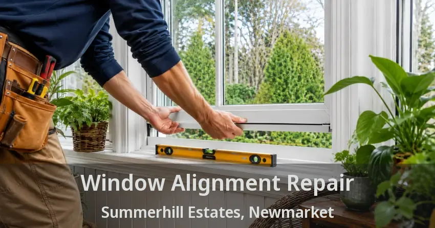 Window Alignment Repair Summerhill Estates, Newmarket - ON