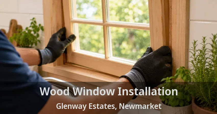Wood Window Installation Glenway Estates, Newmarket - ON