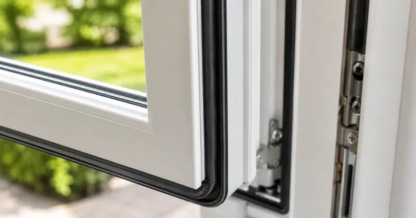 casement window cranked fully open in a Newmarket home